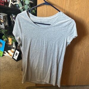 No Boundaries Light Gray Short Sleeve Tee